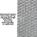 Interlaced layers force the air to zig-zag through the filter, ensuring more grease is captured