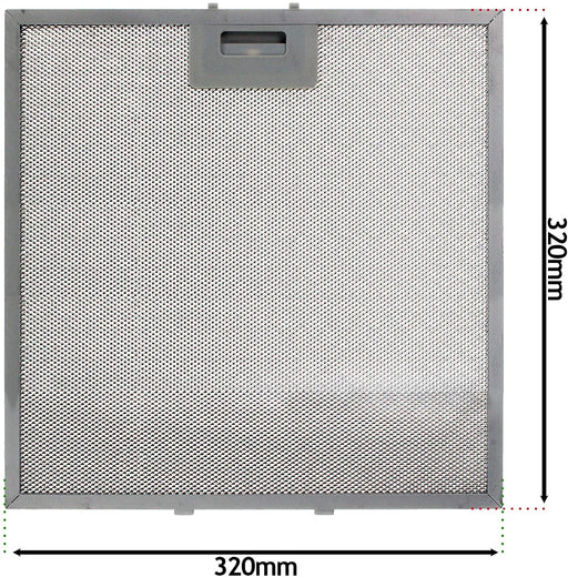 Grease Filter for ELICA Cooker Hood (320mm x 320mm) Pack of 2