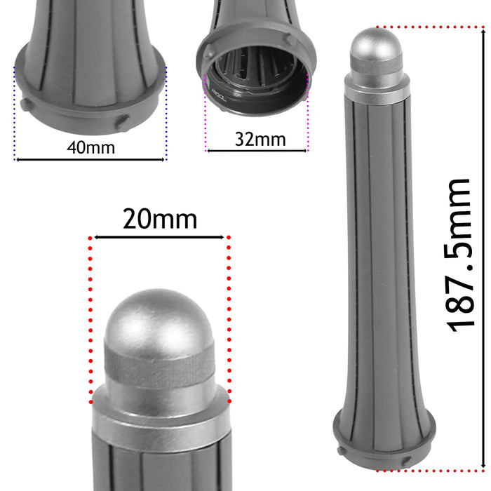 Dyson Airwrap Barrel 20mm Hair Styler 0.8" Long Slim Nickel Iron 971890-04