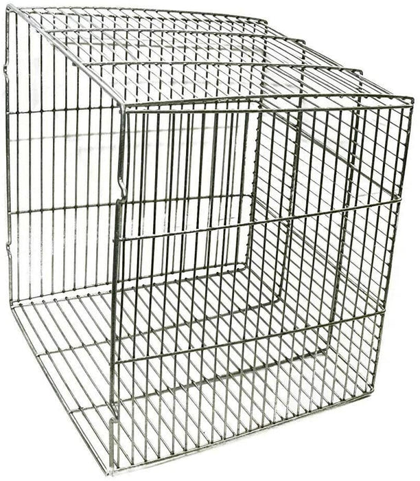 UNIVERSAL Outdoor Lighting Guard Cage Security Alarm Anti Theft Box Stainless Steel (28cm, Square)