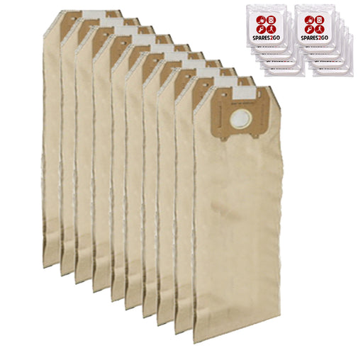 Paper Dust Bags for Oreck Magnesium LW100 LW150 Vacuum Cleaner (10 Bags + 10 Fresheners)