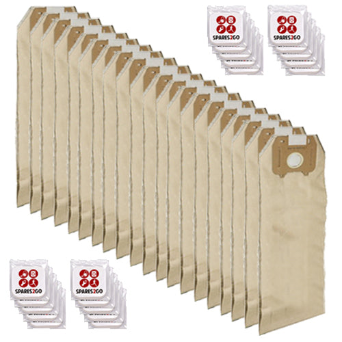 Paper Dust Bags for Oreck Magnesium LW100 LW150 Vacuum Cleaner (20 Bags + 20 Fresheners)