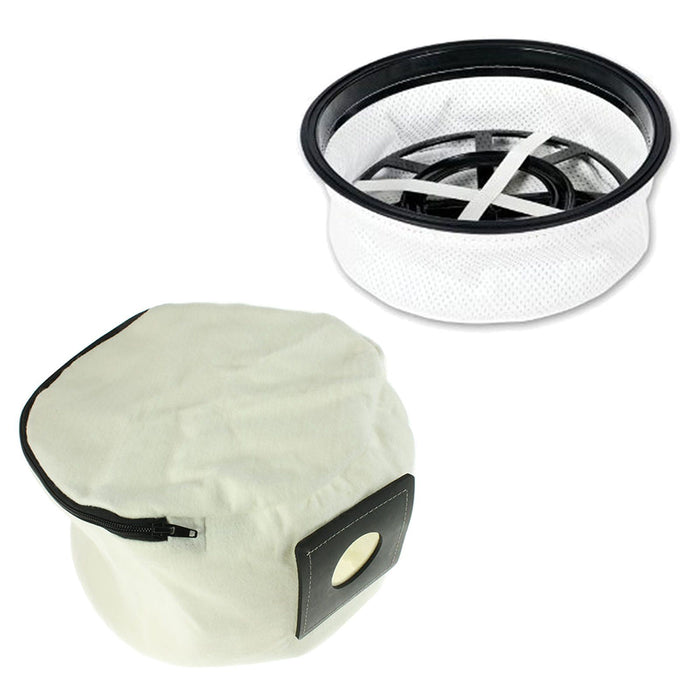 Cloth Filter & Reusable Washable Zip Bag for Numatic Henry Hetty James Vacuum Cleaner