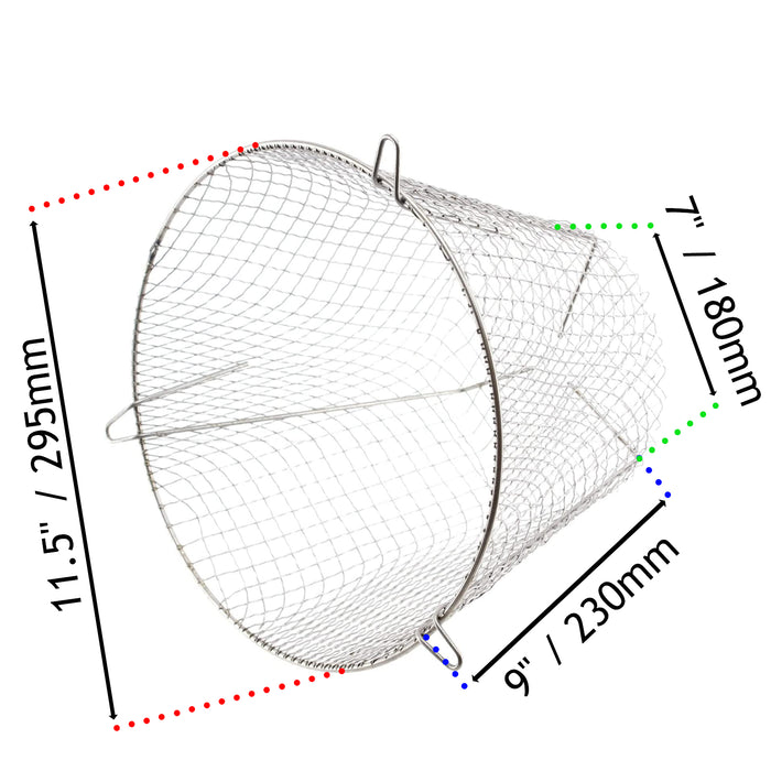 Universal Stainless Steel Terminal Guard Round Boiler Flue Cage (11.5'' / 295mm K6)
