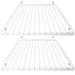 Fridge Shelf for LIEBHERR Adjustable Plastic Coated White Extendable Shelves (Pack of 2)