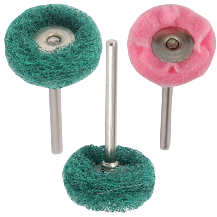 23 Piece Buffing Polishing Drill Bit Set Fine Grinding Wheel Accessory Kit 3.2mm