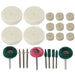 23 Piece Buffing Polishing Drill Bit Set Fine Grinding Wheel Accessory Kit 3.2mm