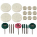 23 Piece Buffing Polishing Drill Bit Set Fine Grinding Wheel Accessory Kit 3.2mm
