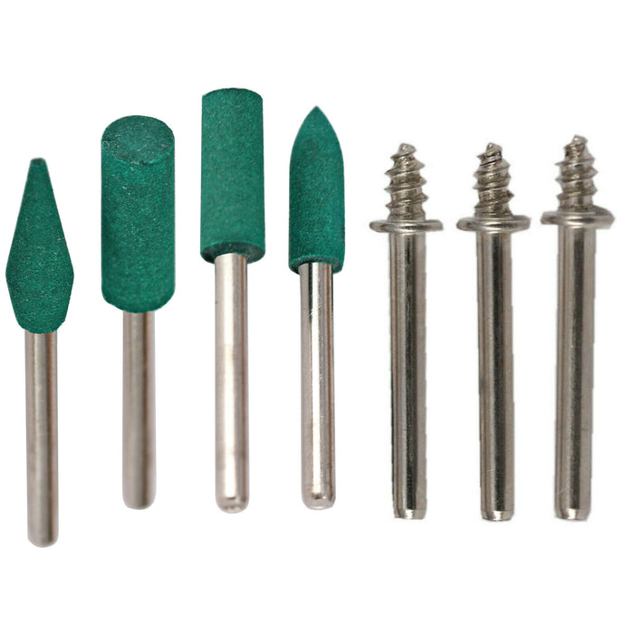 30 Piece Buffing Polishing Metal Cleaning Set Grinding Drill Wheel Accessory Kit 3.2mm