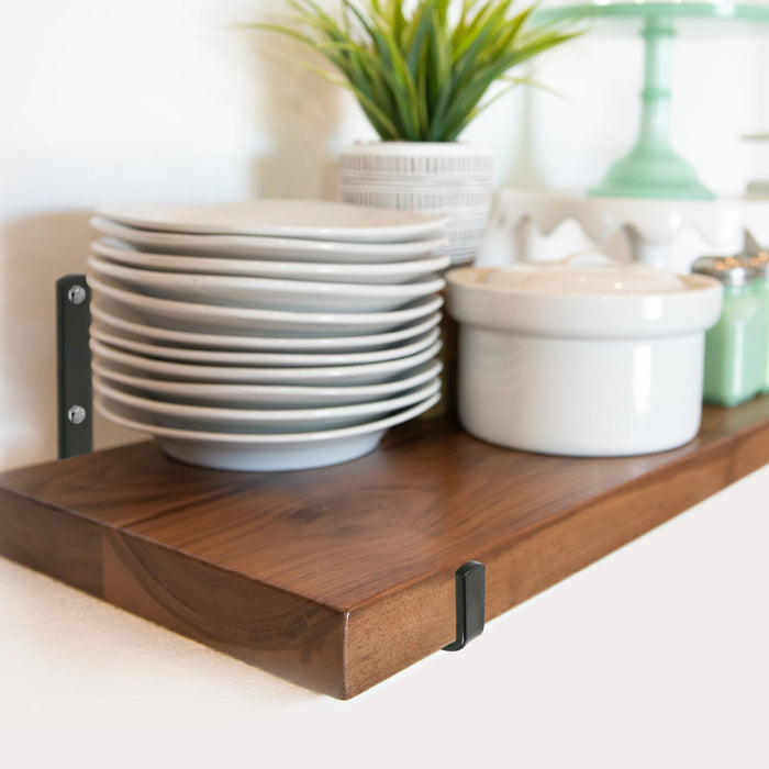 Rustic Shelf Brackets Scaffold Board Industrial Vintage Handmade Steel Metal x 2