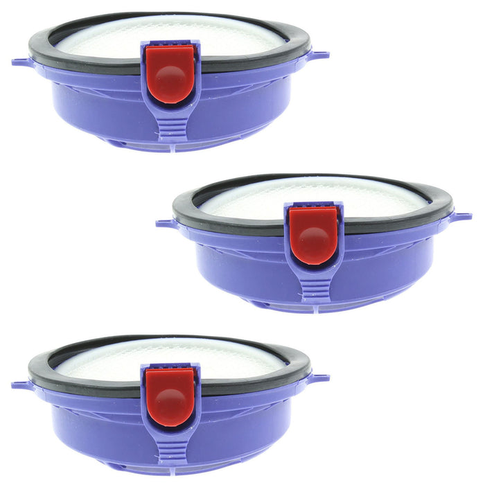 HEPA Post Motor Filter x 3 compatible with DYSON DC25 DC25i Vacuum Cleaner