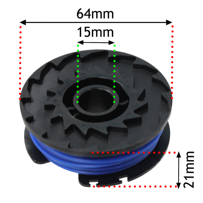 Strimmer Line Spool Cap for Flymo Contour XT 18v 20V Li 500XT 24v Trimmer