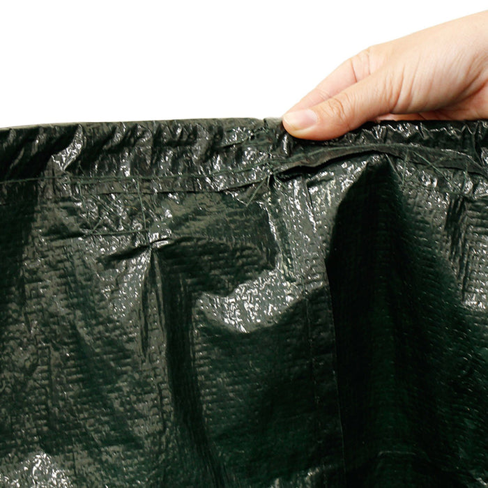 Collapsible Garden Bag Large Reusable Carry Handles Waste Bin Refuse Sack 90L x 5