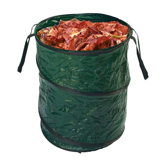 Collapsible Garden Bag Large Reusable Carry Handles Waste Bin Refuse Sack 90L x 3