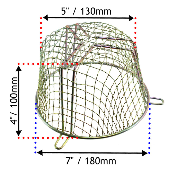 UNIVERSAL Anti Theft / Vandalism Alarm Guard Round Cage Zinc Coated (7'' / 180mm)