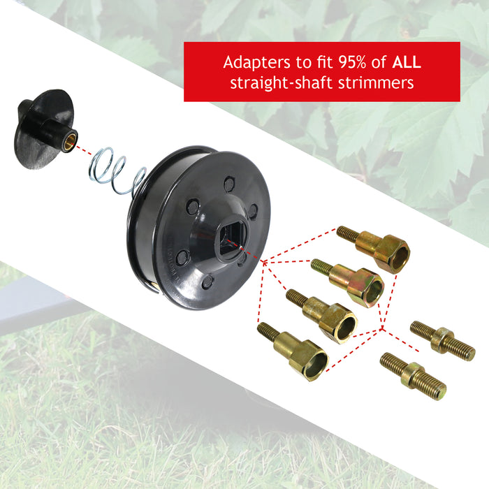 Dual Line Manual Feed Head with Bolts for ECHO Strimmer/Trimmer/Brushcutter