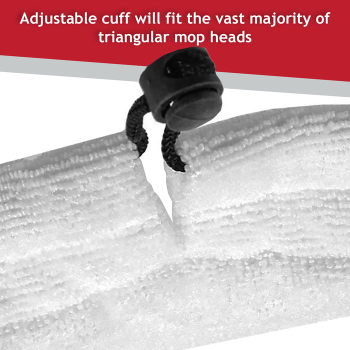 Microfibre Cloth Cover Pads for Pifco 6in1 10in1 12in1 PS001 Steam Cleaner Mop (Pack of 8)