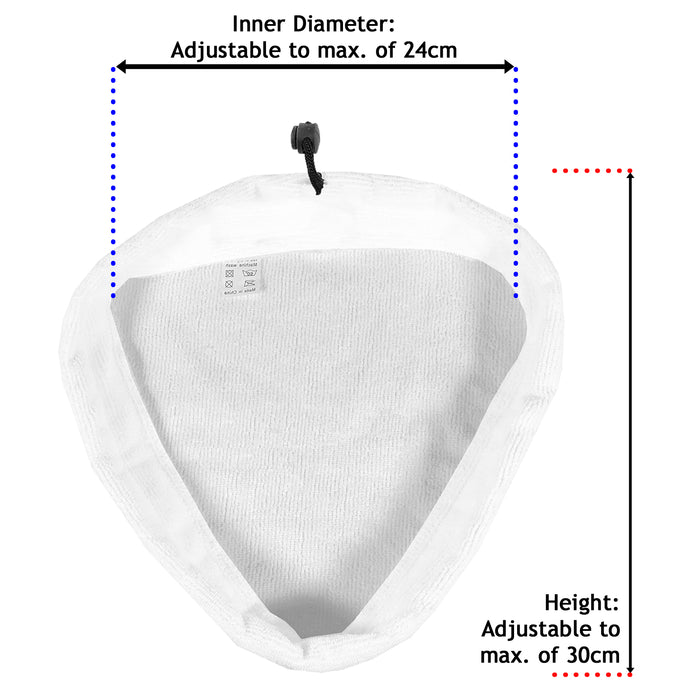 Microfibre Cloth Cover Pads for Bionaire BA70264uk Steam Cleaner Mop (Pack of 4)