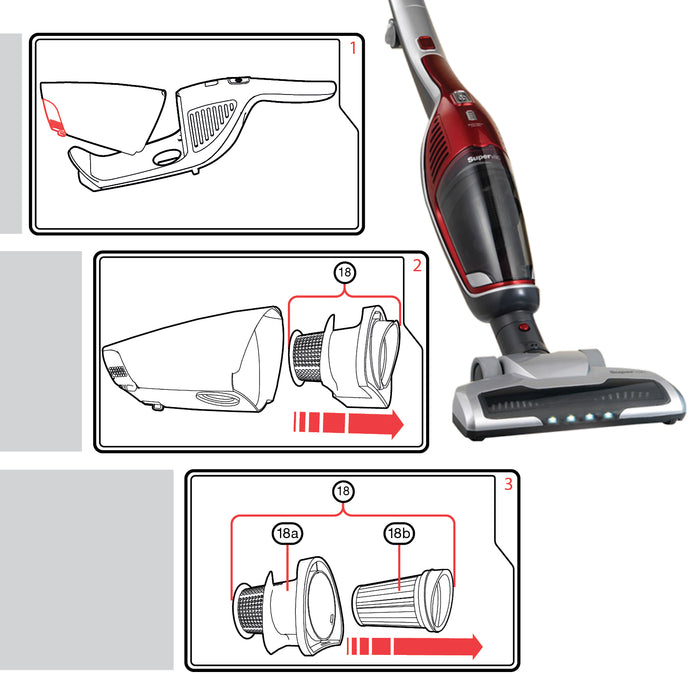 Morphy Richards SuperVac Filter HEPA Pleated Vacuum Genuine 732102