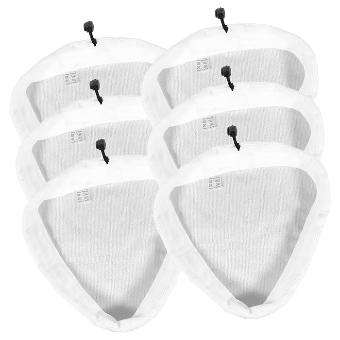 Microfibre Cloth Cover Pads for Steamworks SW1 & Swan SS2010 Steam Cleaner Mop (Pack of 6)