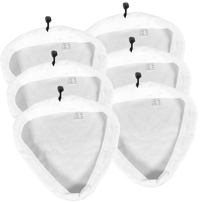Universal Microfibre Cloth Cover Pads for Steam Cleaner Mop (Pack of 6)
