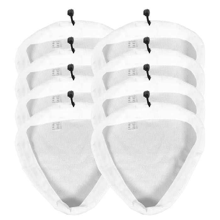 Microfibre Cloth Cover Pads for Bionaire BA70264uk Steam Cleaner Mop (Pack of 8)