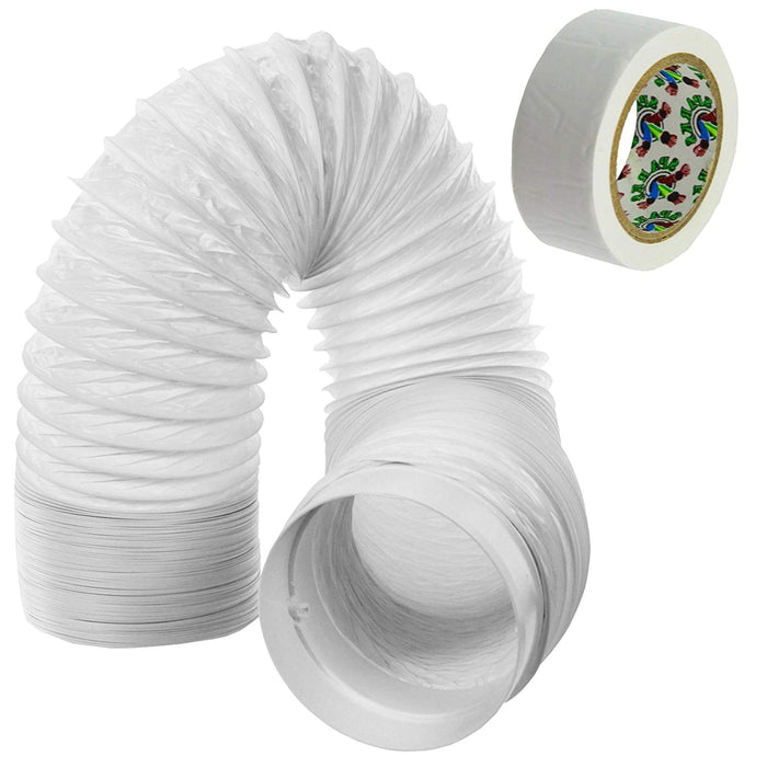 Universal Tumble Dryer Hose Pipe PVC Duct Extension Kit (3m, 5")