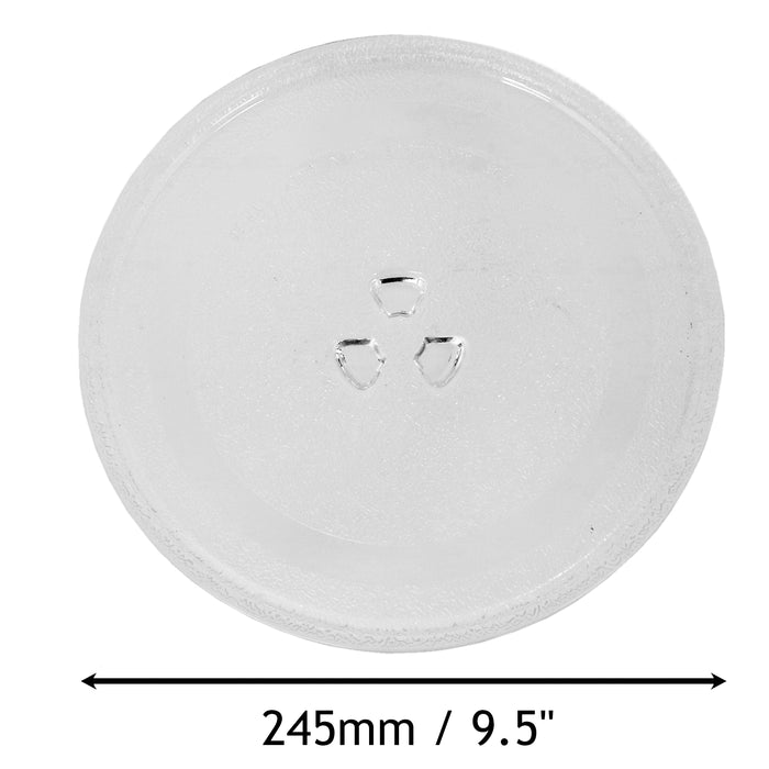 Glass Turntable Plate for BREVILLE Microwave Oven (245mm)