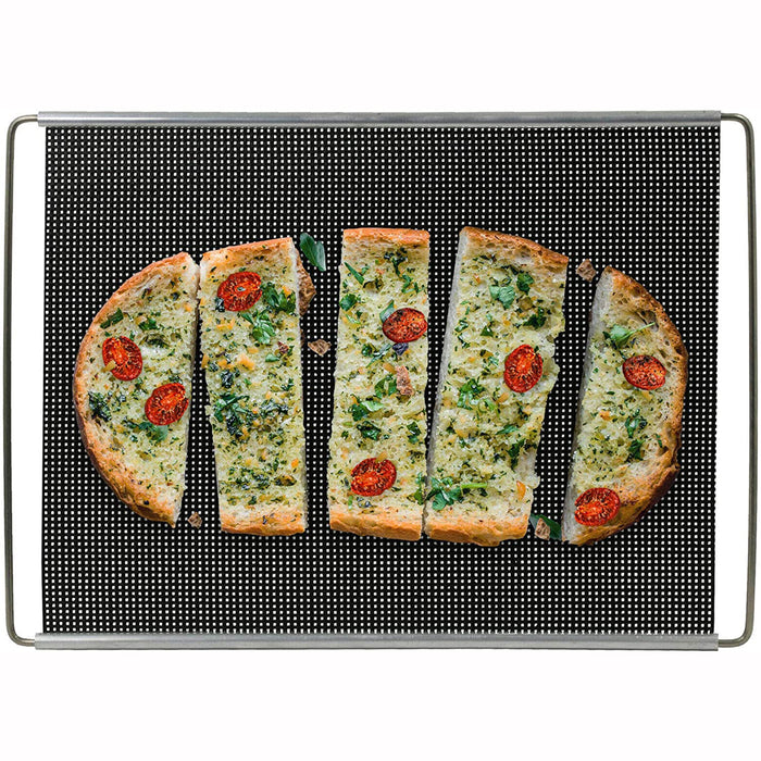 Oven Liner Shelf Adjustable UNIVERSAL Extendable Non Stick Baking Rack Tray - Pack of 2