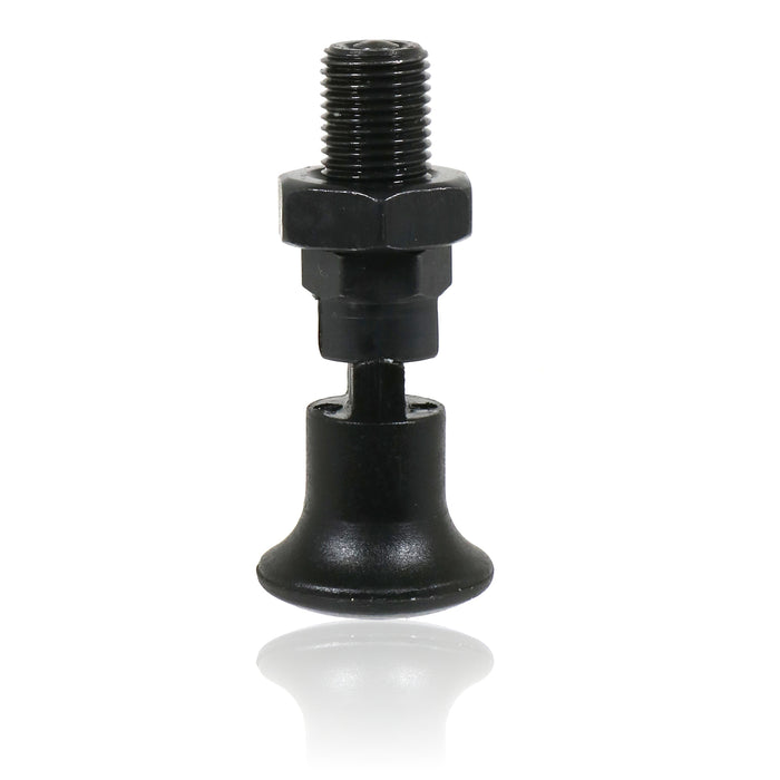 M10 Index Plunger Spring Loaded with Rest Position Locking Pin Blackened Steel