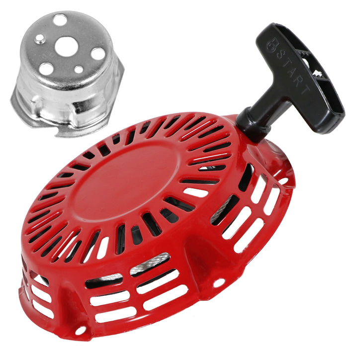 Recoil Starter for HONDA GX110 GX120 GX120K1 GX140 GX160 GX160K1 GX200 Engine Metal Pawls Cup Pull Cord Lawnmower