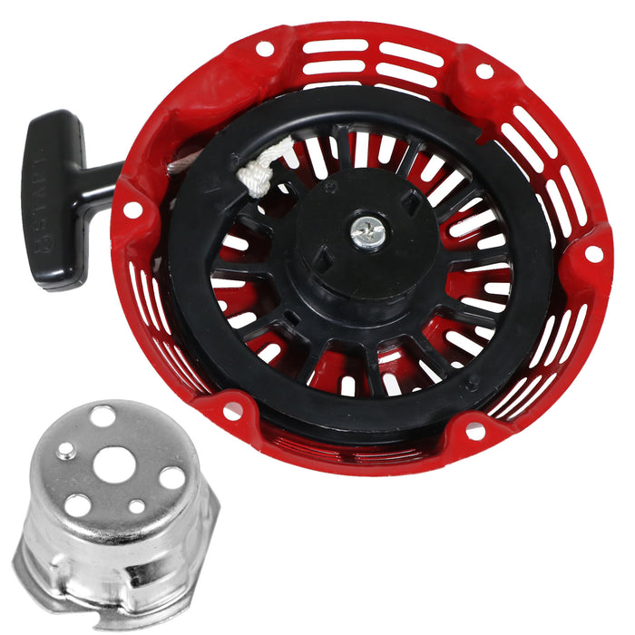 Recoil Starter for HONDA GX110 GX120 GX120K1 GX140 GX160 GX160K1 GX200 Engine Metal Pawls Cup Pull Cord Lawnmower