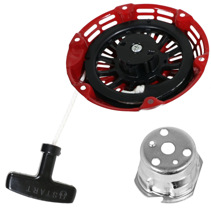 Recoil Starter for HONDA GX110 GX120 GX120K1 GX140 GX160 GX160K1 GX200 Engine Metal Pawls Cup Pull Cord Lawnmower