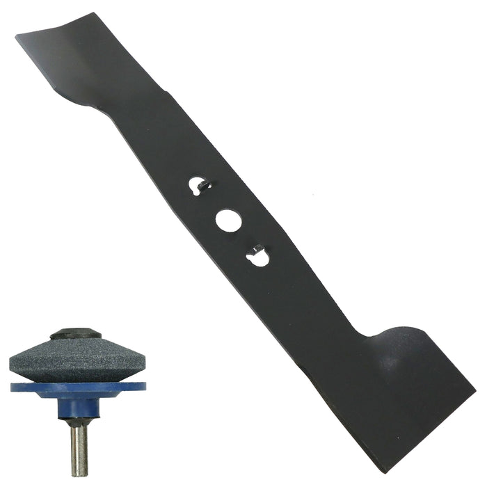 Blade for Flymo RE350-6 Chevron RE350-6 Venturer Turbo 350 Lawnmower 14" 35cm + Sharpener