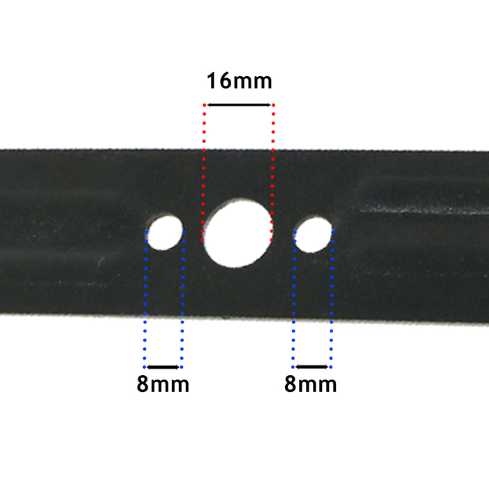 Blade for Flymo Turbolite 400 Lawnmower 40cm Lawn Mower Rotary 5118647-90 FLY048 + Sharpener