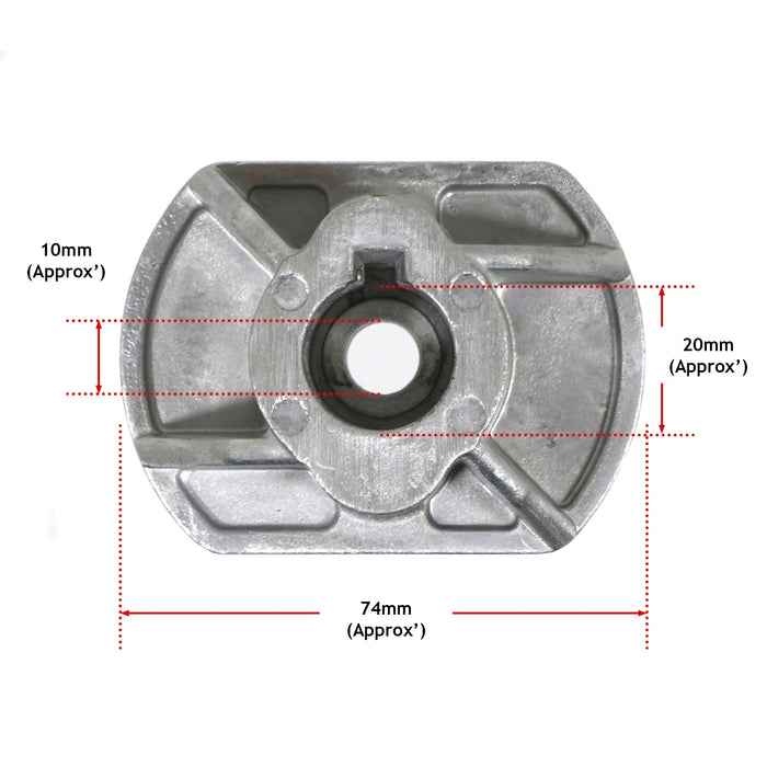 Blade Boss Adaptor Hub 20mm for MOUNTFIELD 1538H-SD 1538 M-SD 1435H 1430 1228H