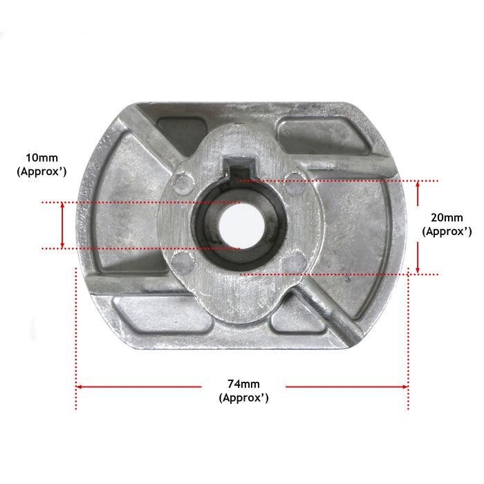 Blade Boss Adaptor Hub 20mm for HONDA HF1211 HF2113 HF2114 HF2213S HF2218
