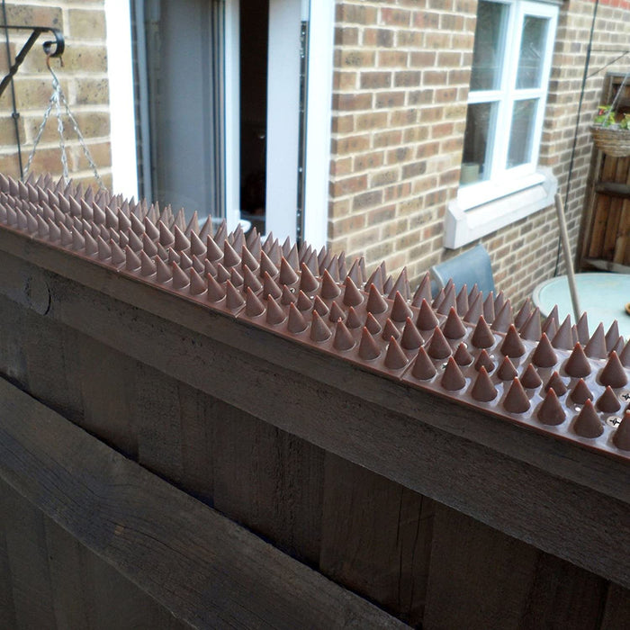 Garden Fence Wall Anti-Climb Security Spikes (50 Pcs, 25m)