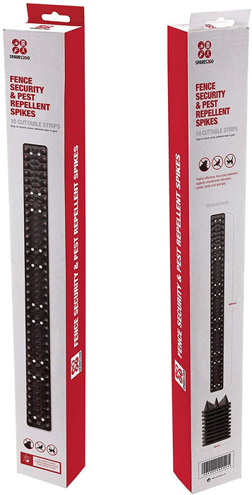 Garden Fence Wall Anti-Climb Security Spikes (50 Pcs, 25m)