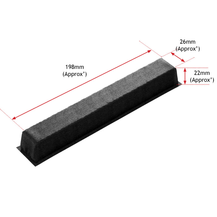 Activated Carbon Fridge Filter Set for MIELE KT KD KFN Series Air Clean x 2