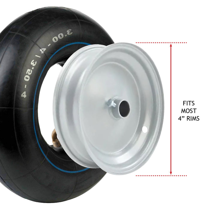 Inner Tube 3.00-4 3.50-4 Wheel Barrow Trailer Mobility Scooter Cart Pneumatic x 2