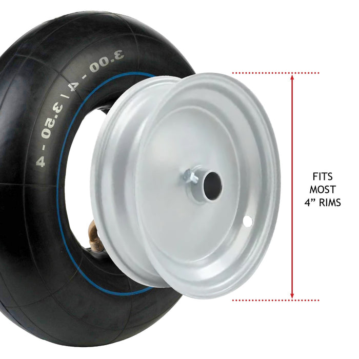 Inner Tube 3.00-4 3.50-4 Wheel Barrow Trailer Mobility Scooter Cart Pneumatic x 3