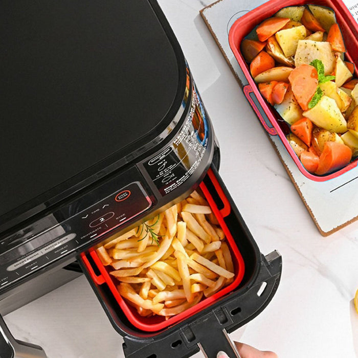 Basket for Salter Air Fryer EK4548 EK4750 EK5196 Drawer Liner Silicone Pot x 2