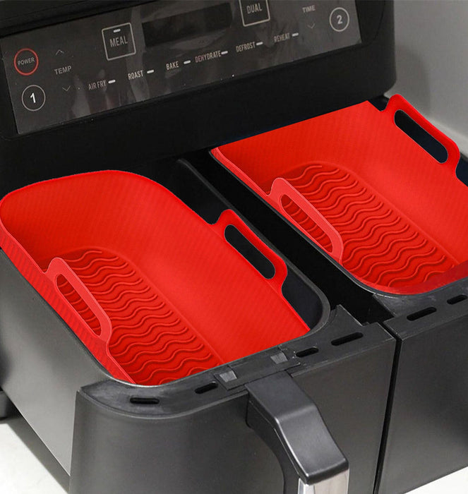 Basket for Salter Air Fryer EK4548 EK4750 EK5196 Drawer Liner Silicone Pot x 2
