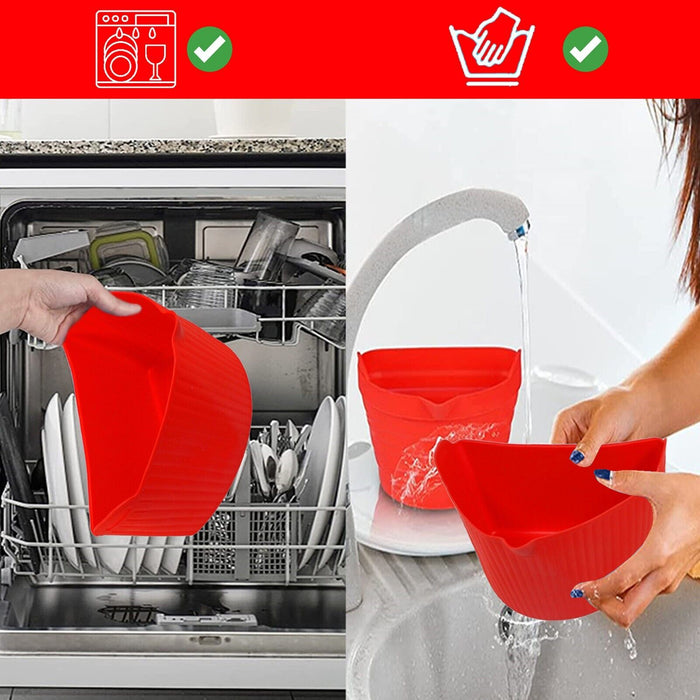 Slow Cooker Liner Basket Silicone Protector Divider Universal Round 3.5L 3.7L 4.7L 5L 5.6L 6.5L 7.5L