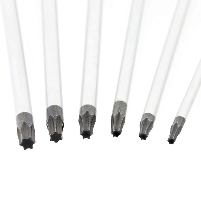Star Screwdriver Set Extra Long Magnetic Torx T10 T15 T20 T25 T27 T30 6Pc 360mm