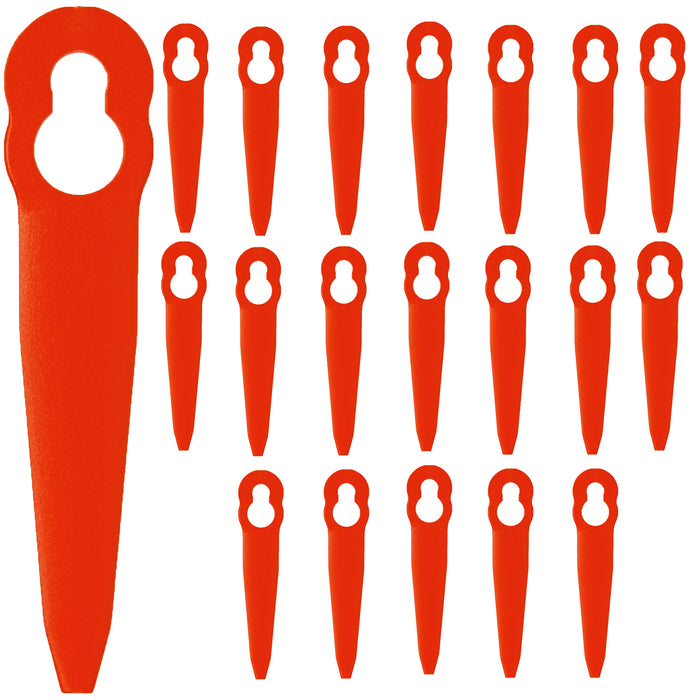 Plastic Blades for STIHL FSA 45 Cordless Strimmer Grass Trimmer Pack of 20