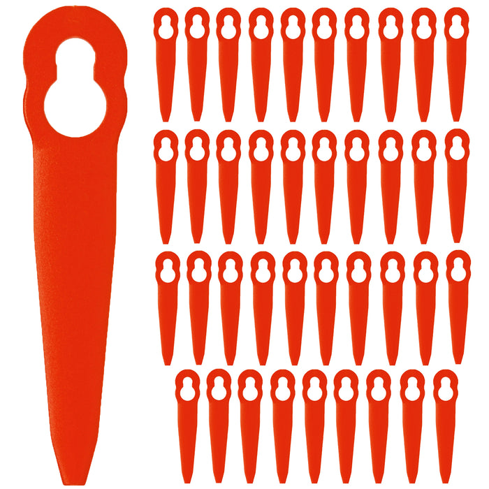 Plastic Blades for STIHL FSA 45 Cordless Strimmer Grass Trimmer Pack of 40