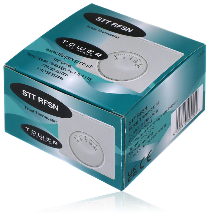 TOWER Frost Protection Thermostat Combi Boiler Heating Control Dial STTRFSN STAT