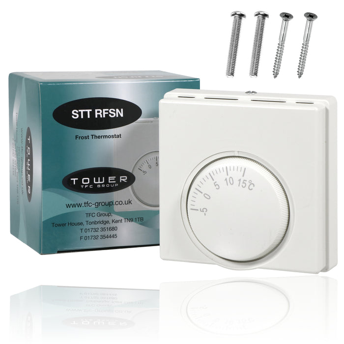 TOWER Frost Protection Thermostat Combi Boiler Heating Control Dial STTRFSN STAT
